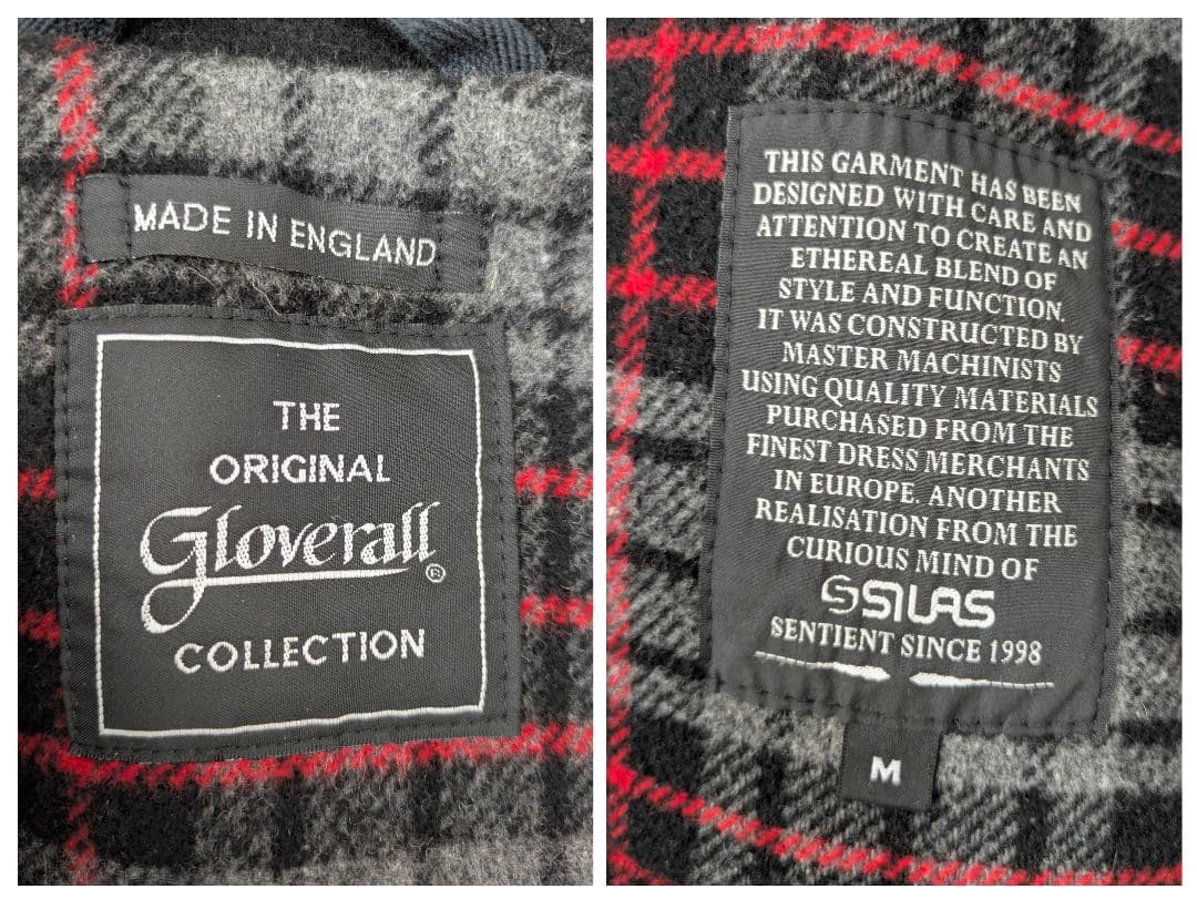 【極美品】 グローバーオール×SILAS ダッフルコート　ウール　ブラック　M