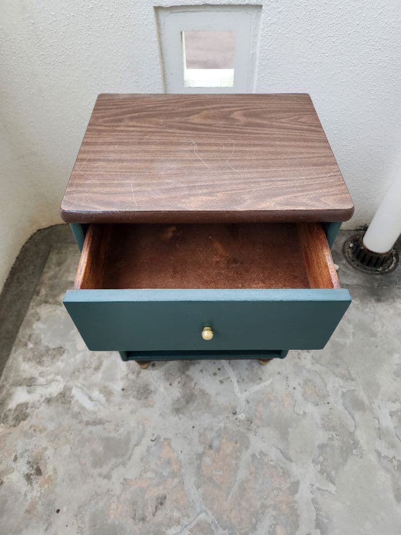 【希少】USA 米軍放出ナイトテーブル サイドテーブル