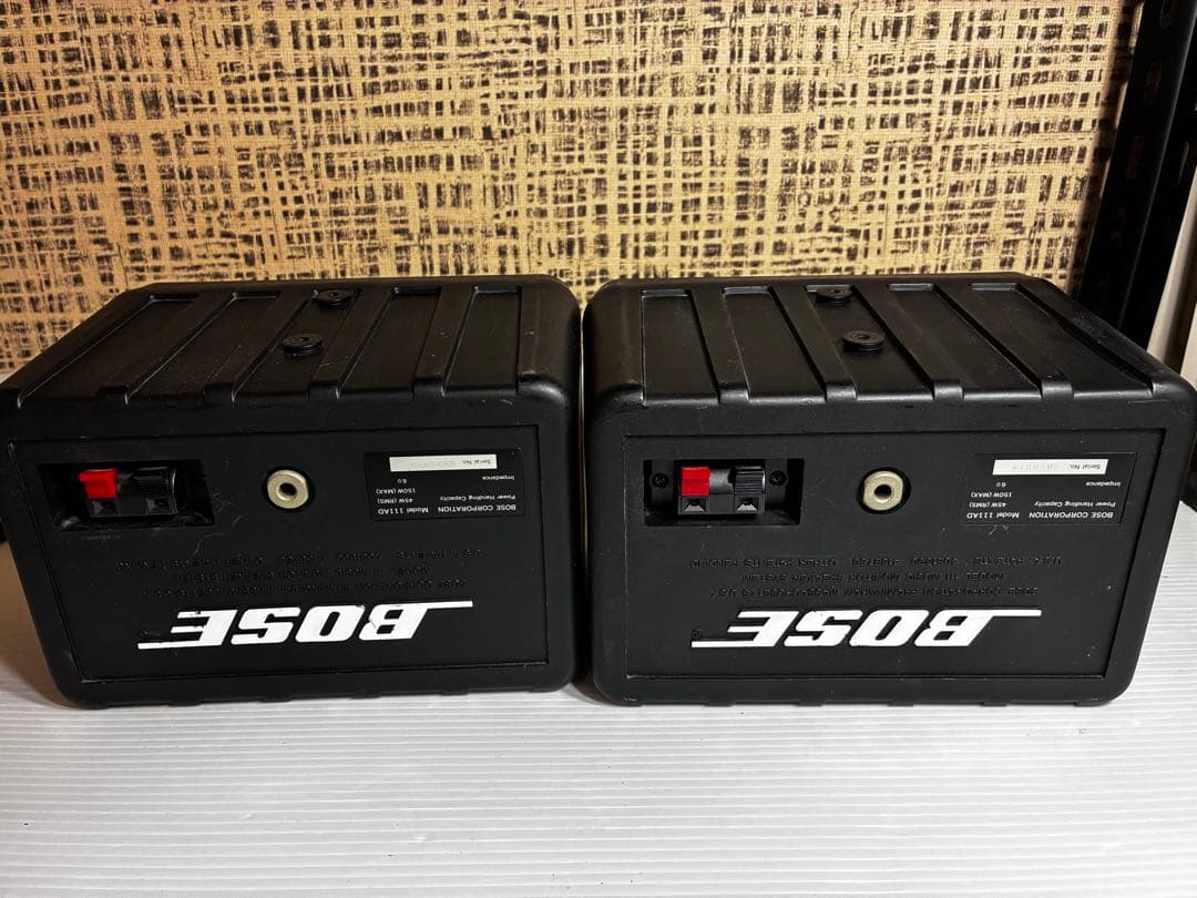 【良品】BOSE スピーカー 111AD 天井 壁掛け ブラケット付き