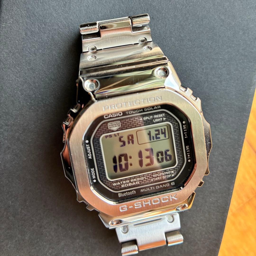 【即日発送】G-SHOCK GMW-B5000D-1JF シルバー　フルメタル