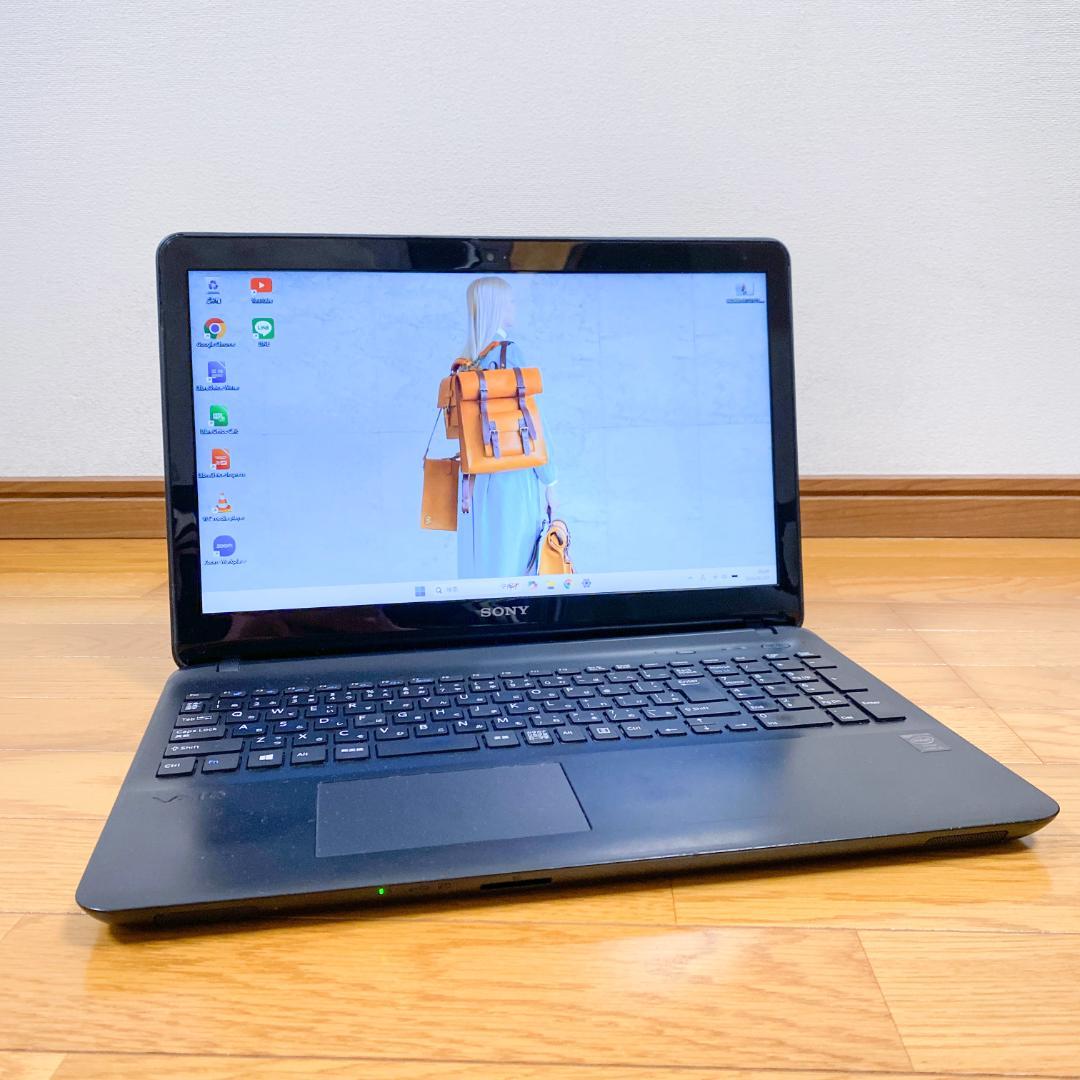 VAIOノートパソコン✨Corei5 SSD256GB メモリ8 バッテリー〇