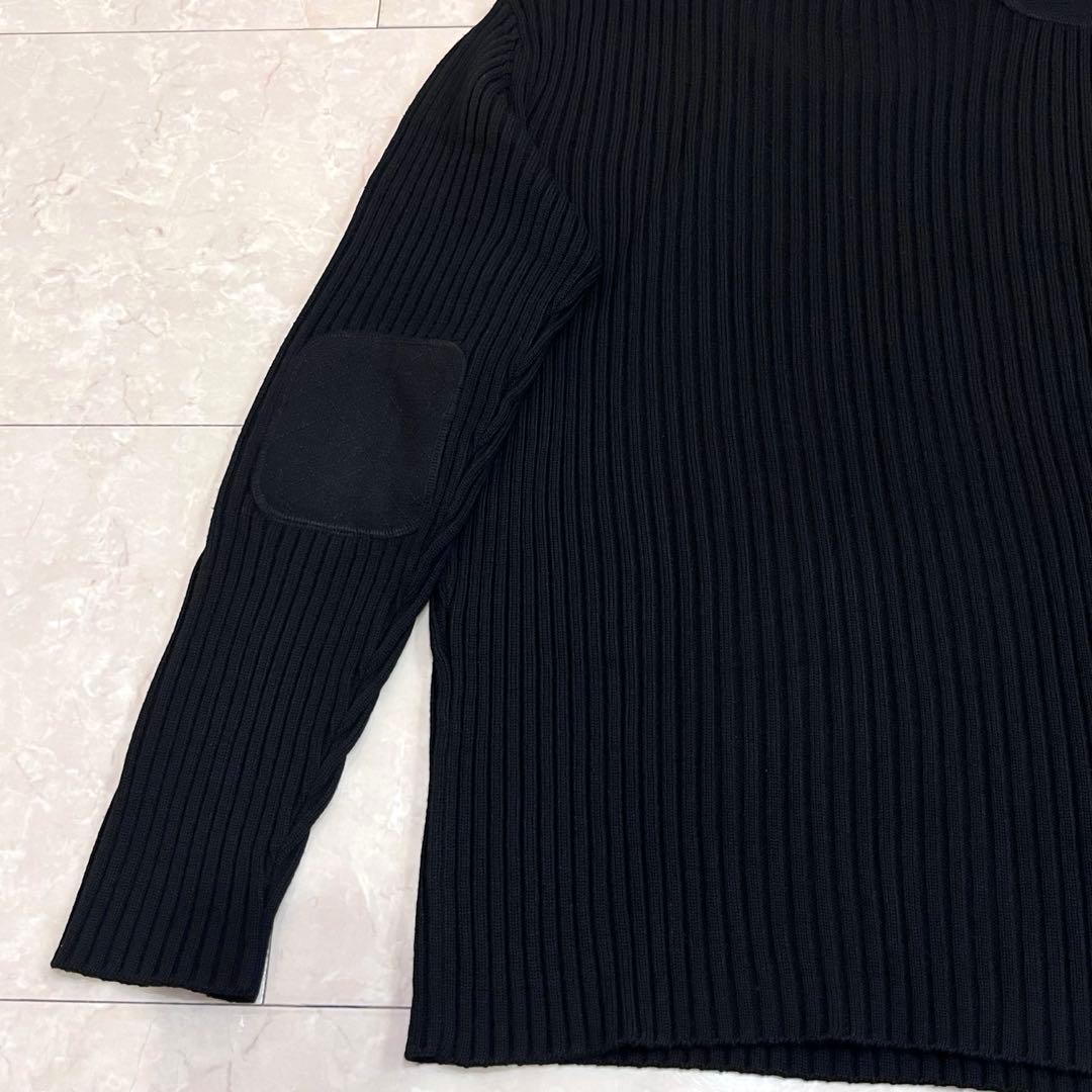 バーバリー ブラックレーベル コマンドニット セーター エルボーパッチ　3