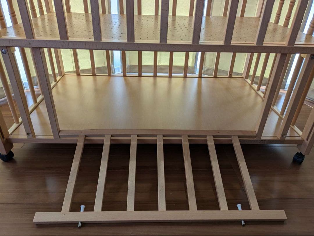 値下げ　ベビーベッド エリーゼ ナチュラル　日本製