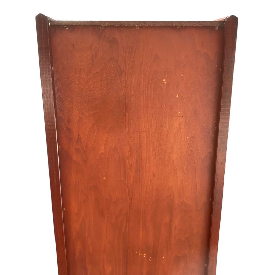 高級 無垢 四方棚 飾り棚 オープラック 収納家具 スリム棚　ヴィンテージ