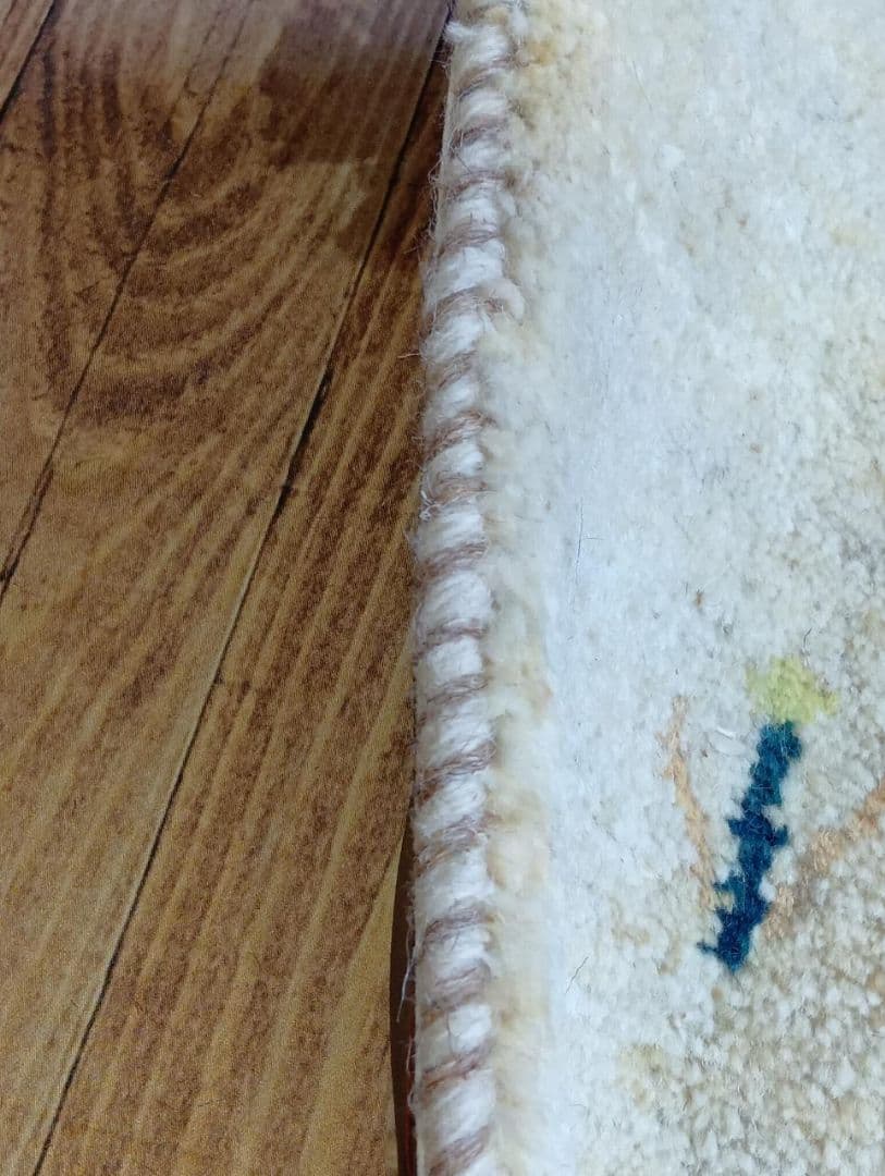 【＆greenさま専用】ペルシャ絨毯　ギャッベ　座布団　手織り　2枚おまとめ