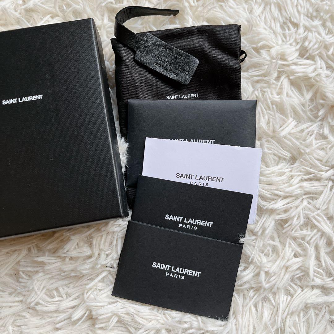 希少✨SAINT LAURENT PARIS YSLロゴレザーキーリング