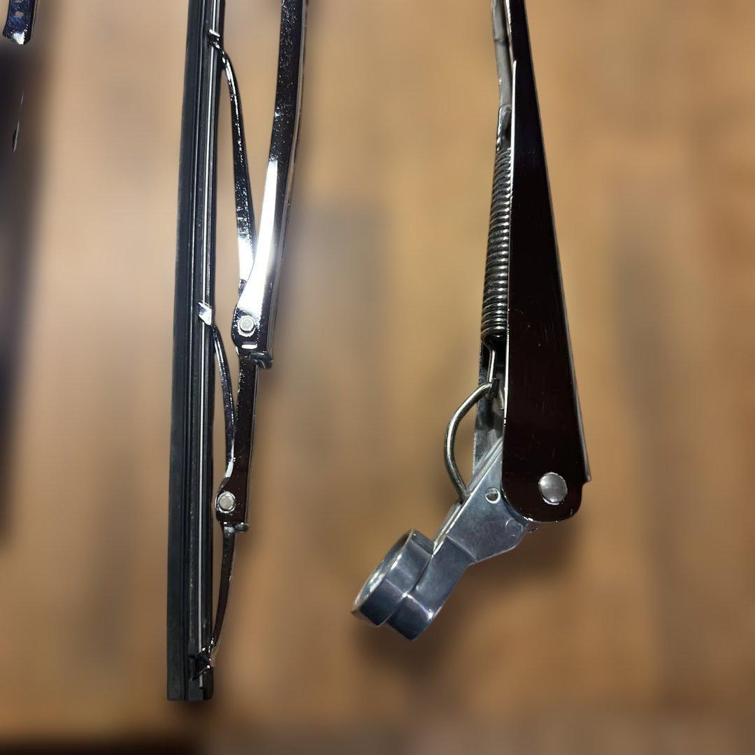 ダットサンD21 ワイパー　クローム ローライダー　ミニトラック