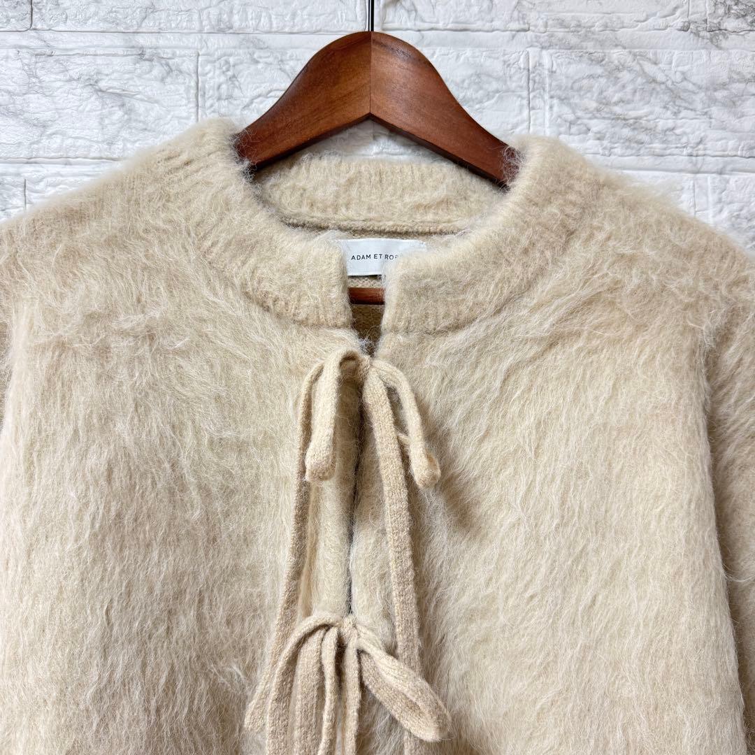 【美品 】ADAM ET ROPÉ アルパカフラッフィーカーディガン F