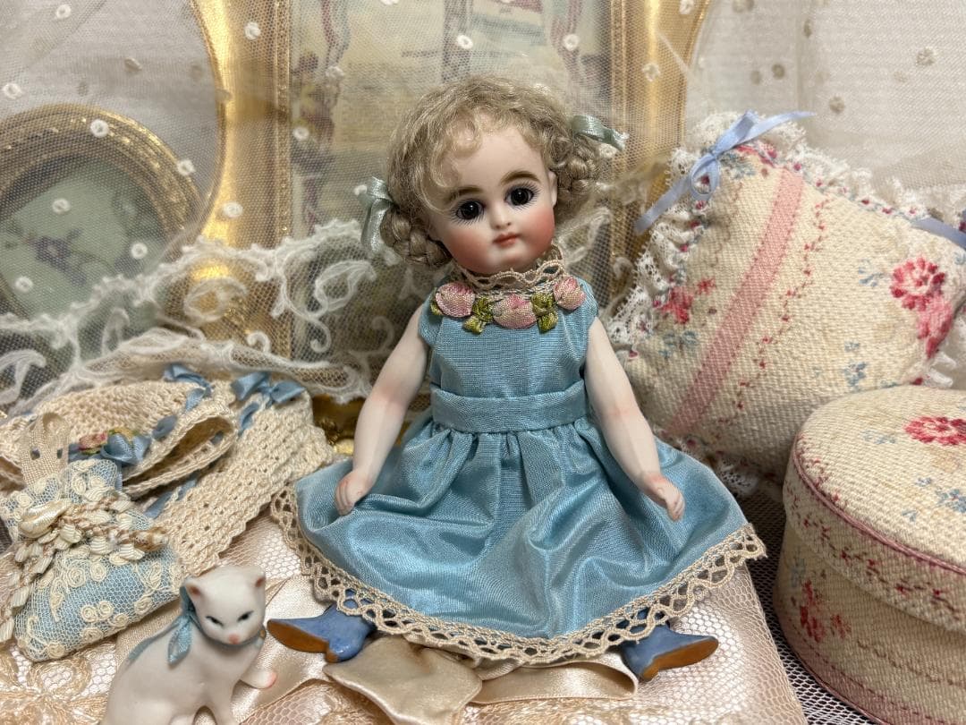 ✨5日間限定✨ミニョネット(身長16cm)＆衣装・小物セット　ビスクドールリプロ