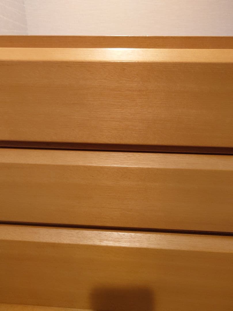府中家具　ナチュラルウッド 木製チェスト 8引き出し