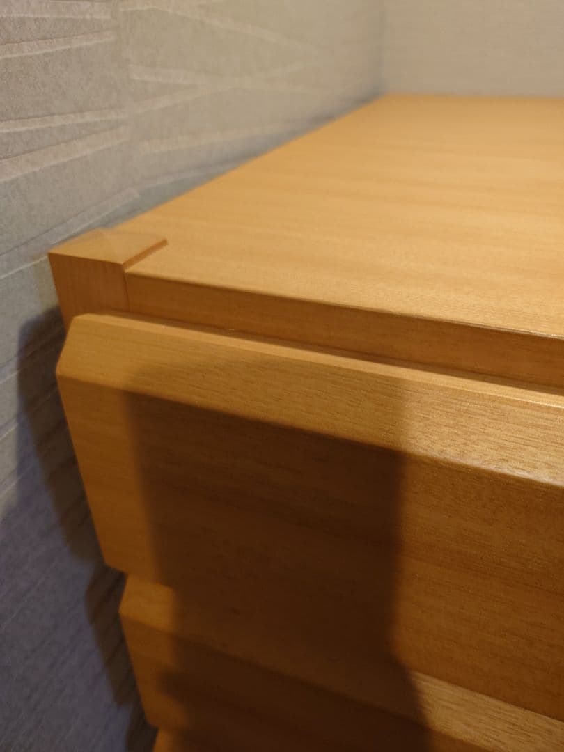 府中家具　ナチュラルウッド 木製チェスト 8引き出し