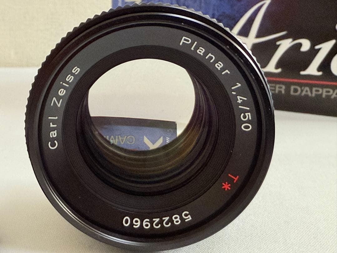 希少セットCONTAX Aria D9 黒刻印50mmF1.4