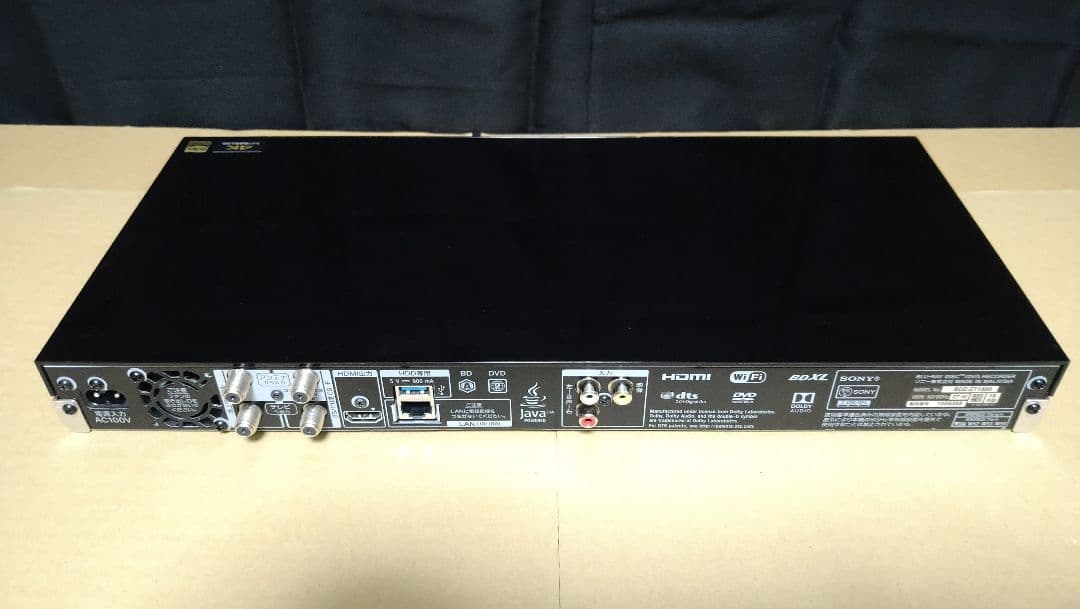 SONY BDZ-ZT1500 1TB ソニー ブルーレコーダー