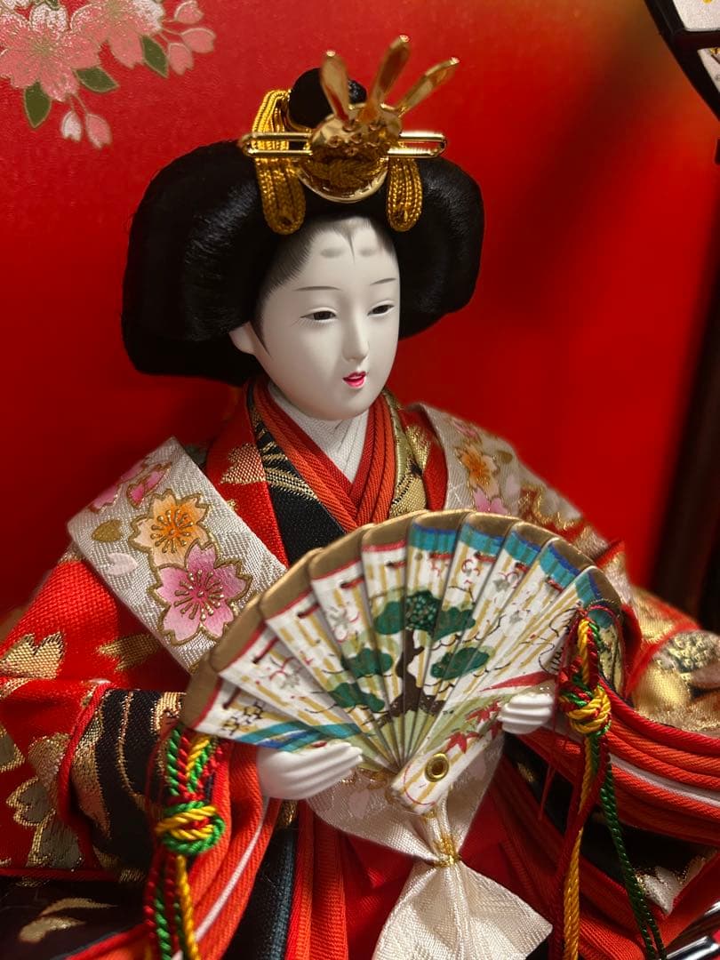 雛人形　ガラスケース