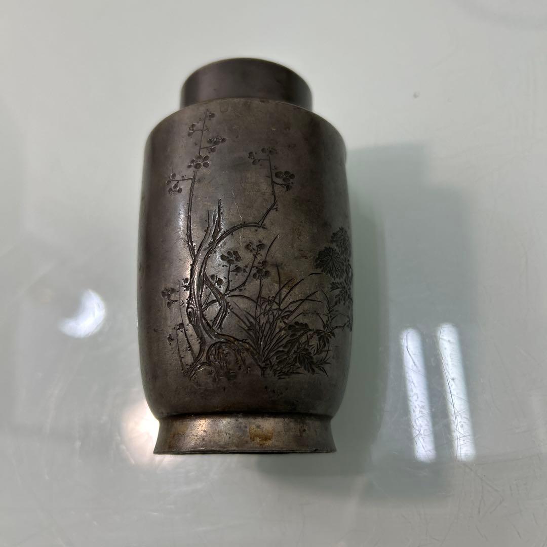 ☆茶道具　九谷焼煎茶器　鉄瓶　錫茶壷　茶盆　銅蟲菓子器☆