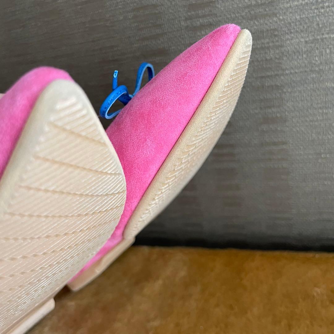 【未使用】Kurun TOKYO ポインテッドトゥ バレエシューズ ピンク