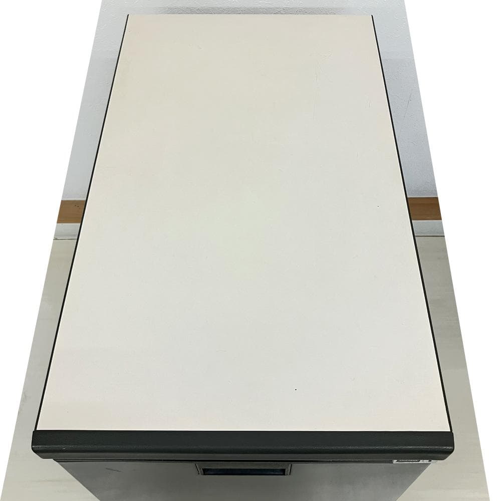 #2876　UCHIDA　袖机　サイドデスク　脇机　内田洋行　ホワイト系天板