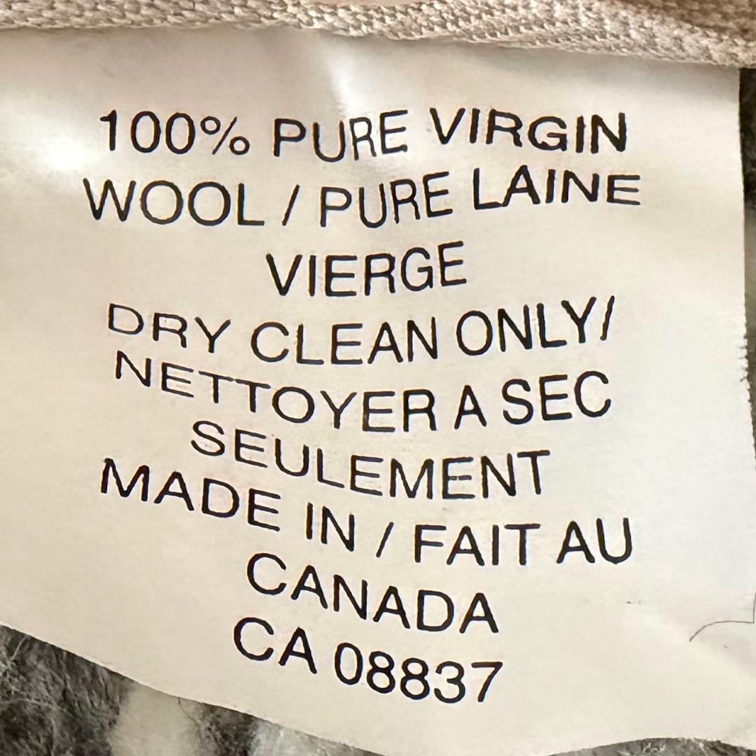 KANATA カナタ カウチン ニットジャケット イーグル ダブルジップ ウール