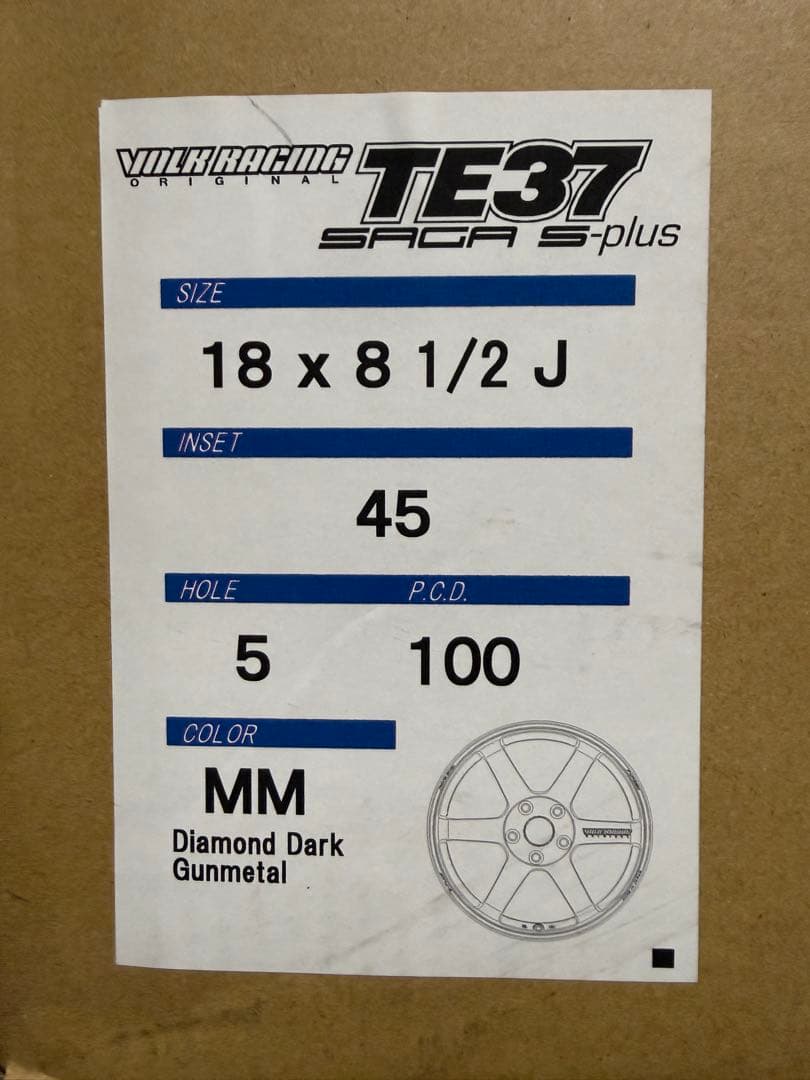 タイヤ・ホイール RAYS VOLK RACING TE37 SAGA S Plus 18inch