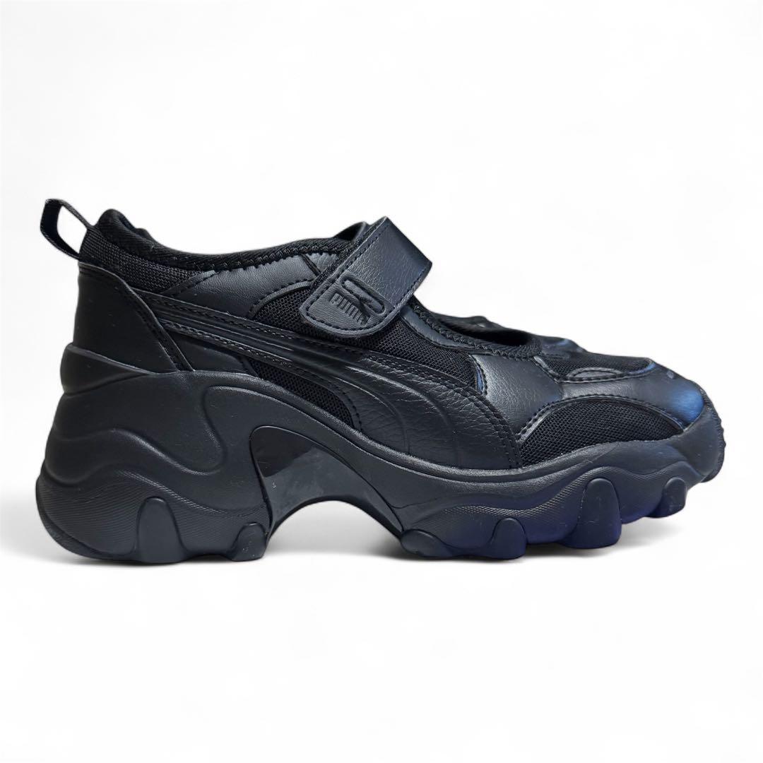 美品✨ PUMA パルサーウェッジ サンダル メリージェーン ブラック 23.5
