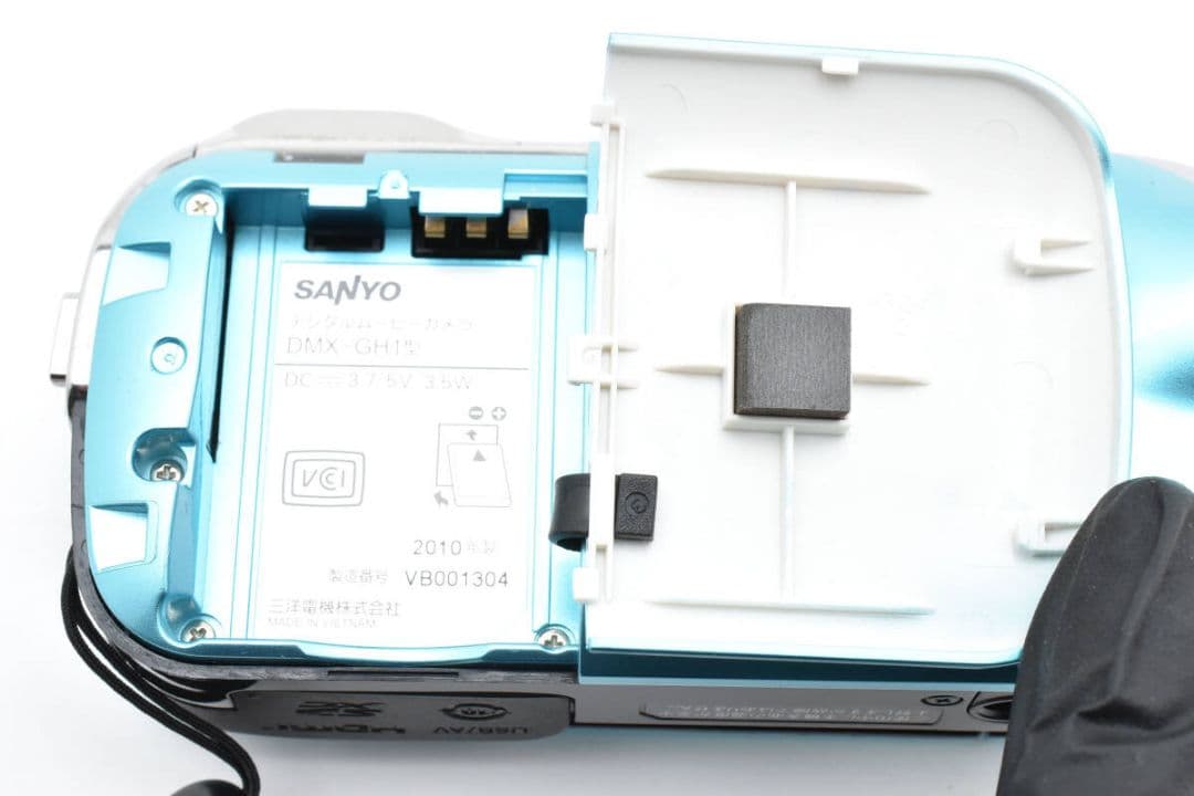 SANYO Xacti DMX-GH1 ビデオカメラ 本体 ブルー 元箱付き