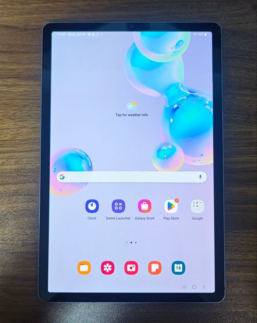 Samsung Galaxy Tab S6 キーボードカバー付き