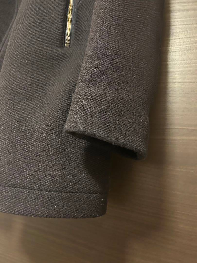 ほっこりHerno ダッフルコート フード付き ダークネイビー