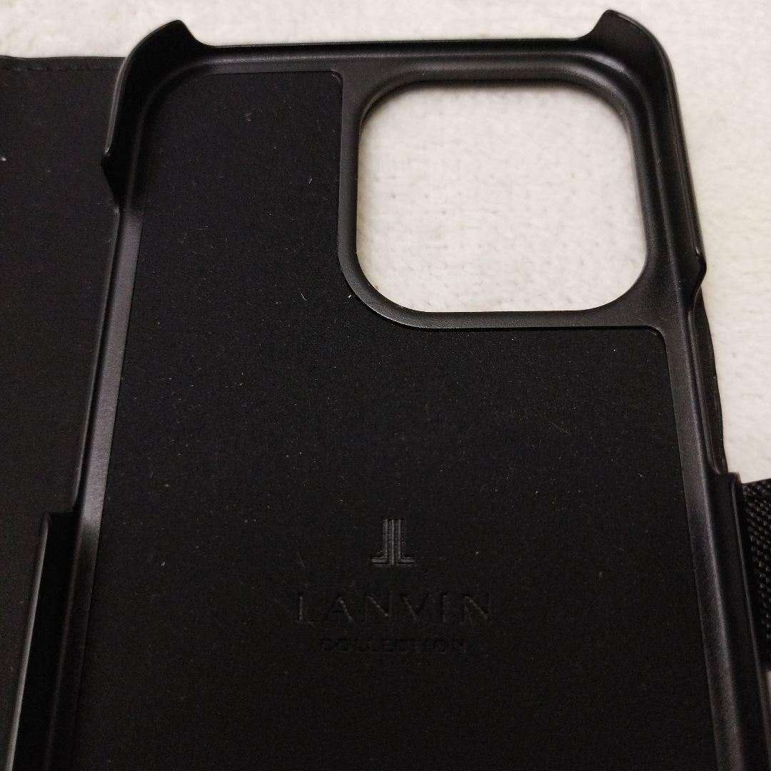 【美品】LANVIN ランバン　iPhone 14 pro　スマホケース