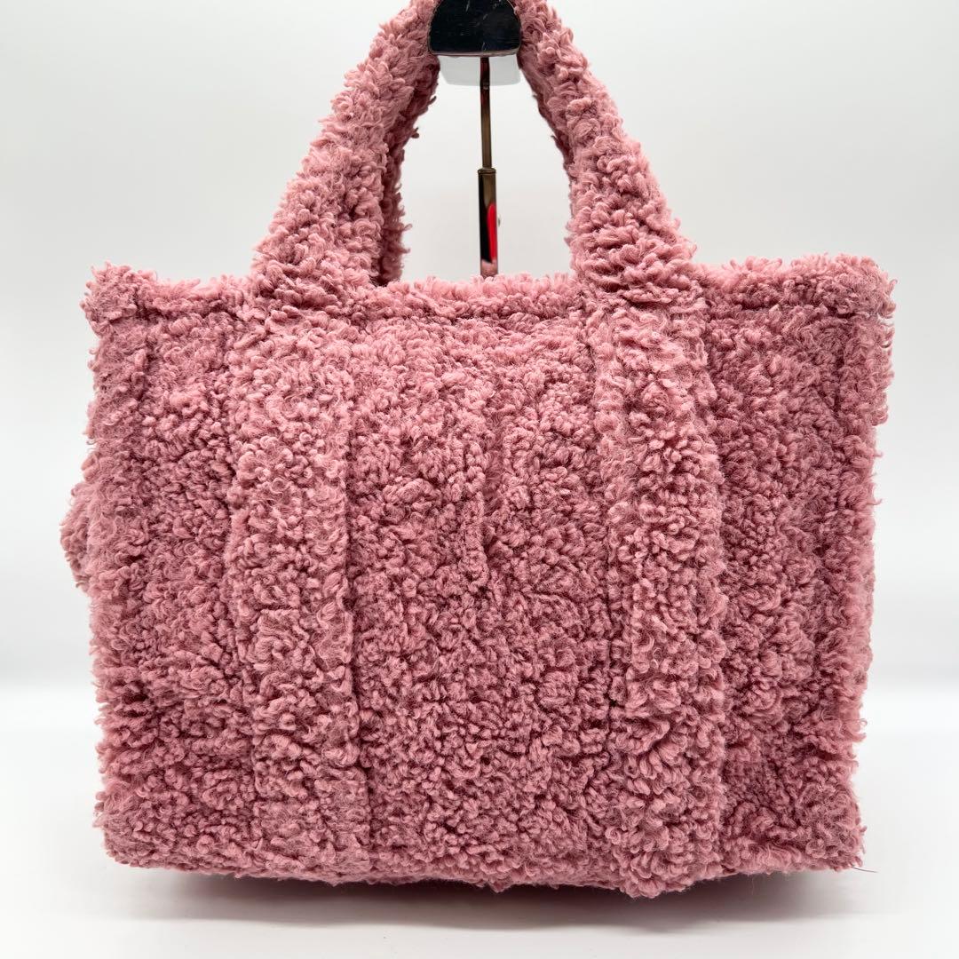 美品✨マークジェイコブス　ザ テディ　ショルダーバッグ　2way　ボア　ピンク