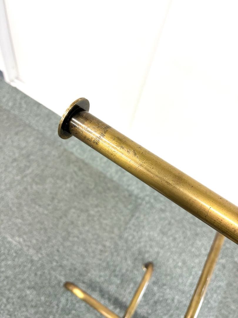 【特価レア】 バッグツリー ラック バッグ陳列 アンティークゴールド 真鍮