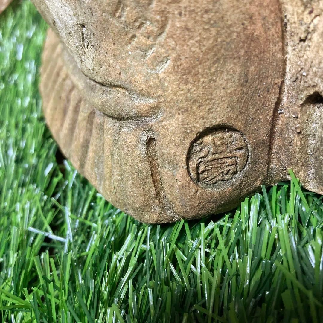 希少 信楽焼き 開運 信楽焼 信楽初期 ヴィンテージ 焼物 置物 正月 飾り