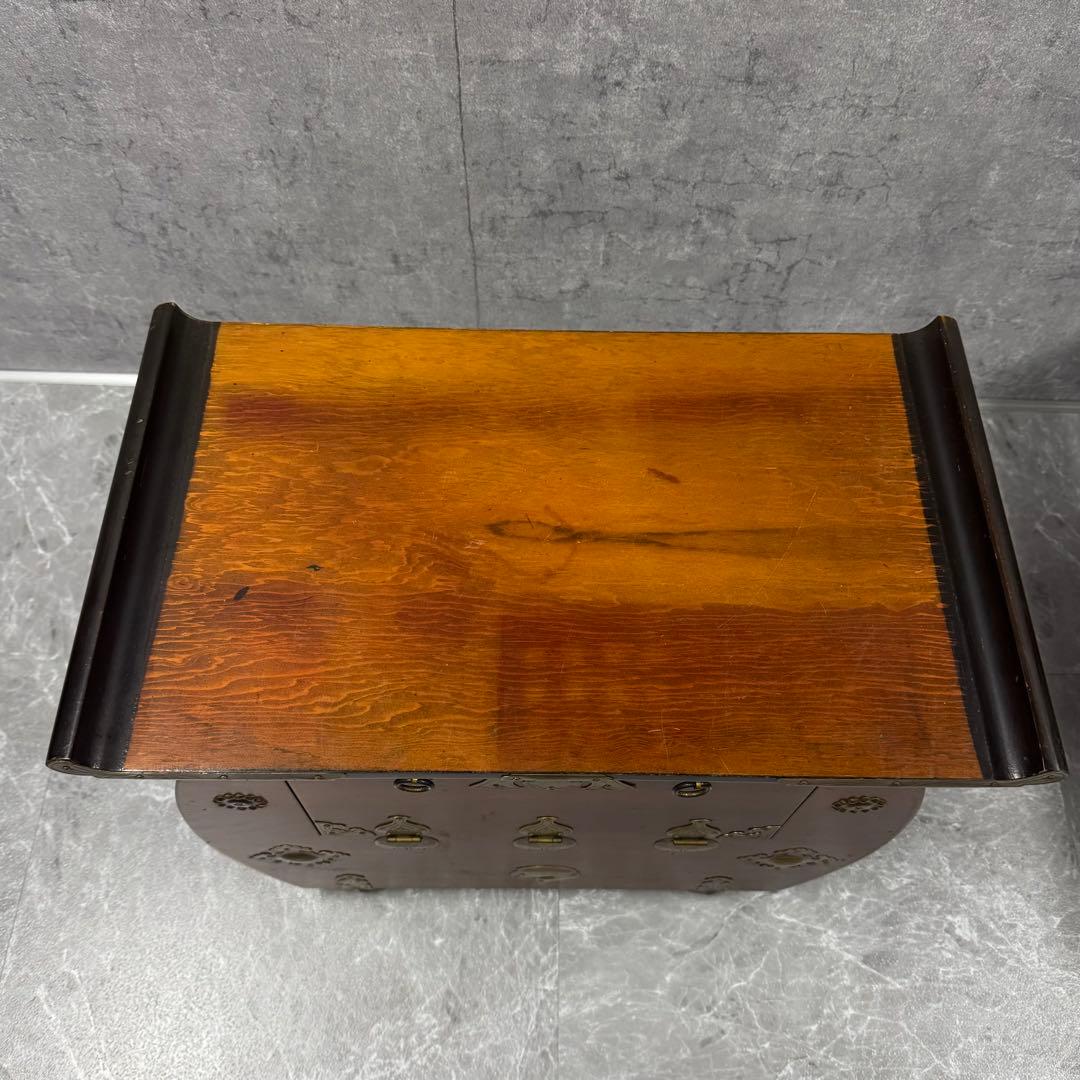 李朝家具　錠前　バンダジ　時代箪笥　朝鮮家具　半閉櫃　収納　整理　引き出し　民藝