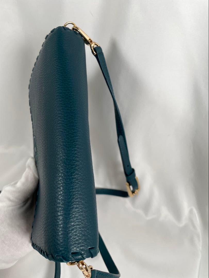 美品 Tory Burch トリーバーチ ショルダーウォレット レザー
