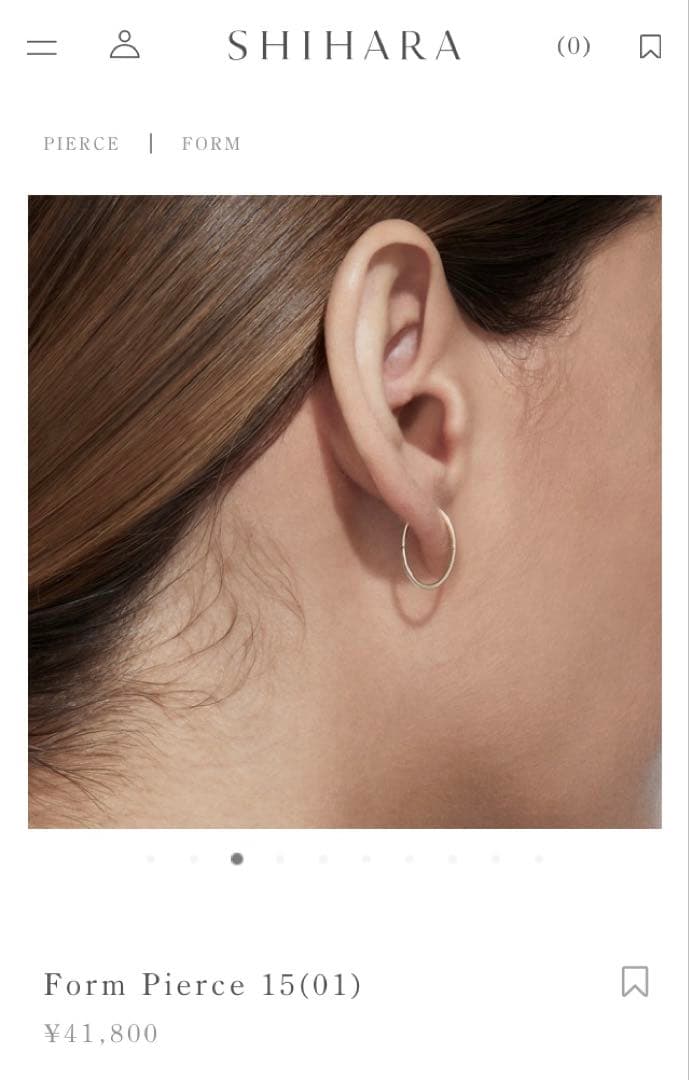 アクセサリー shihara Form Pierce 15(01)