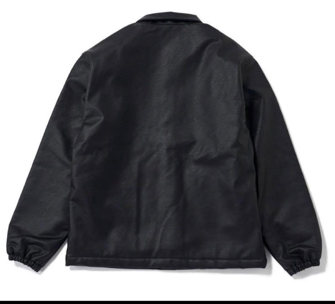 キムタク着 ROLLER FAKE LEATHER COACHJACKET