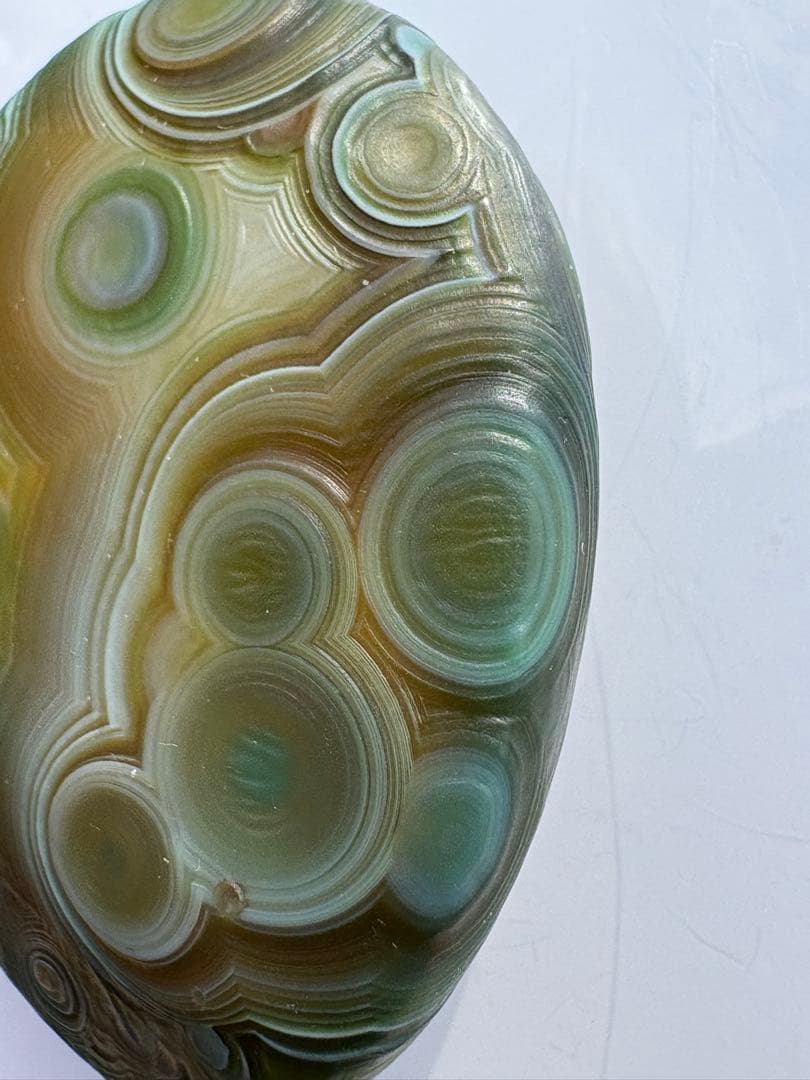 ❤️激レア✳ 40g 究極品質 多彩ゴビ瑪瑙 ゴビアゲート 天眼 鉱物 天然石 N