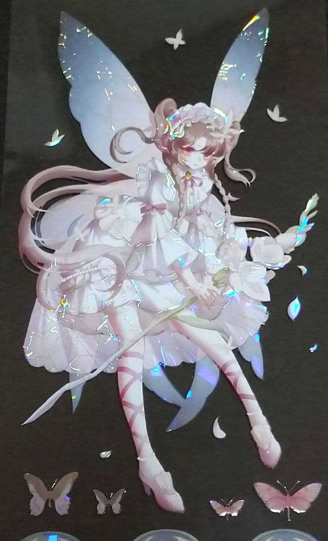 J663＃若花泽粉(贝壳光)一木一横切り売り海外人物マステ女の子