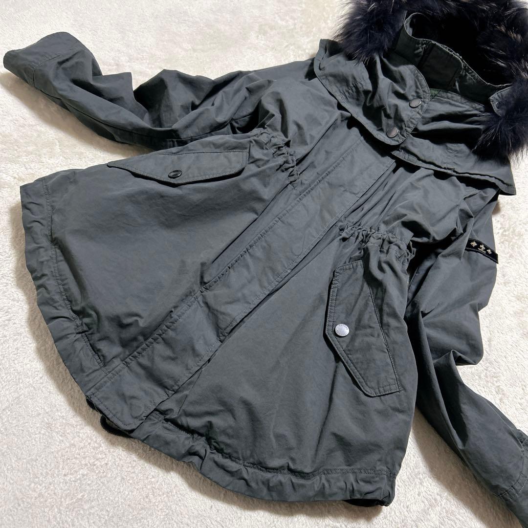 未使用級 ♪ タトラス 4way ファー モッズコート ダウンベスト ライナー付