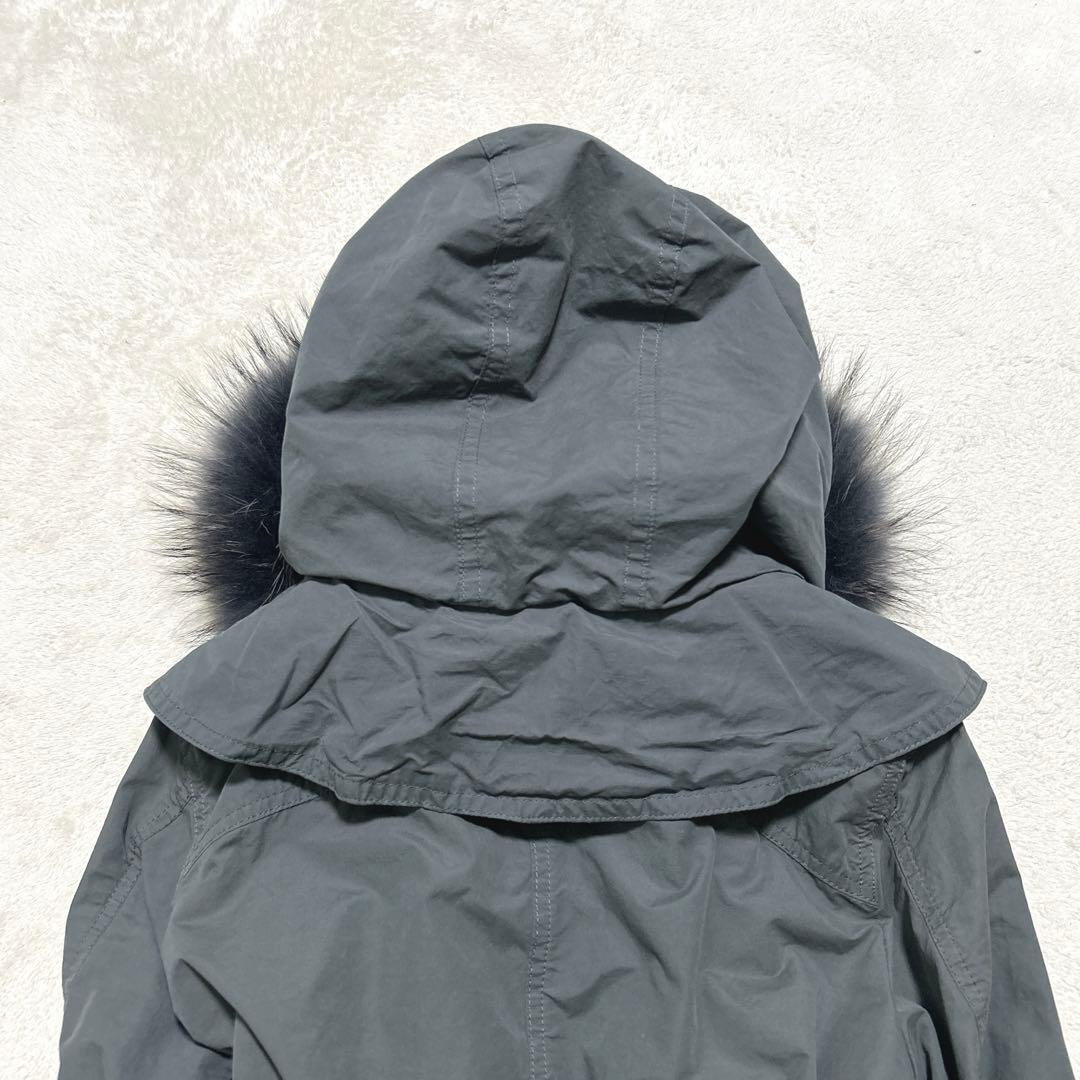 未使用級 ♪ タトラス 4way ファー モッズコート ダウンベスト ライナー付