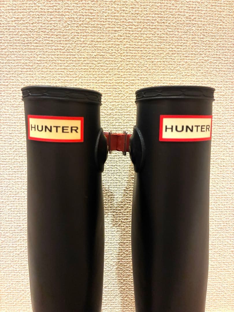 HUNTER ブラックレインブーツEU37新品