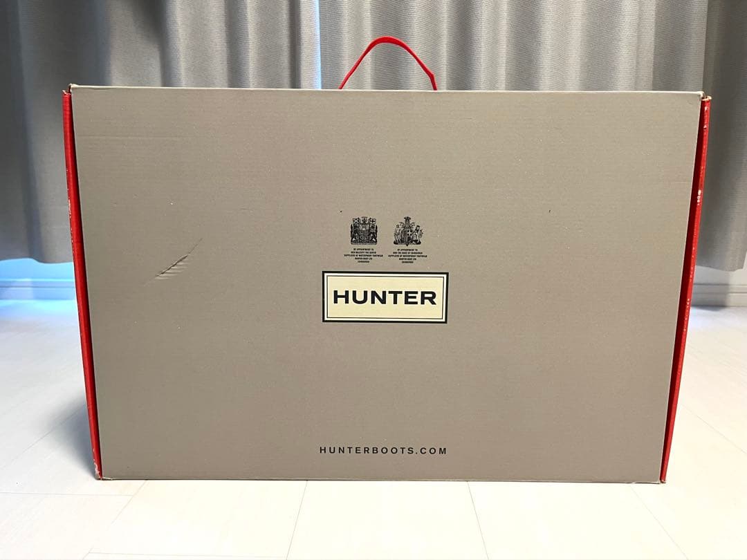 HUNTER ブラック　25cm トールレインブーツ