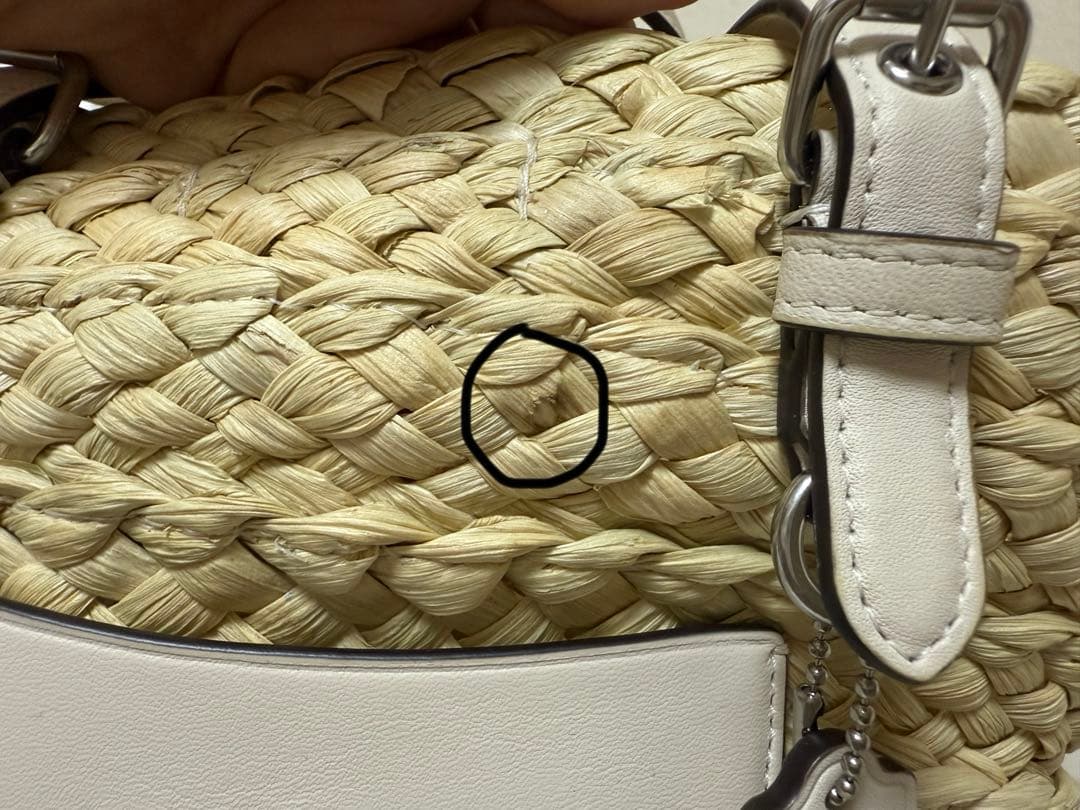 COACH CJ519 2WAY カゴバッグ ショルダーバッグ ハンドバック