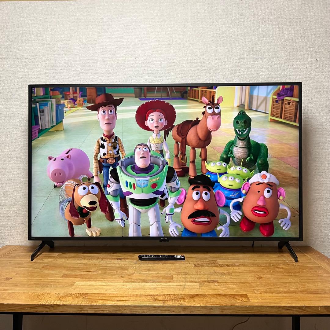 SHARP 65V型 4K 液晶テレビ AQUOS 4T-C65FL1 24年製