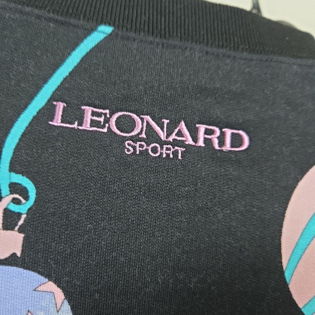 希少 レオナール LEONARD SPORT 長袖 トレーナー 裏起毛 日本製