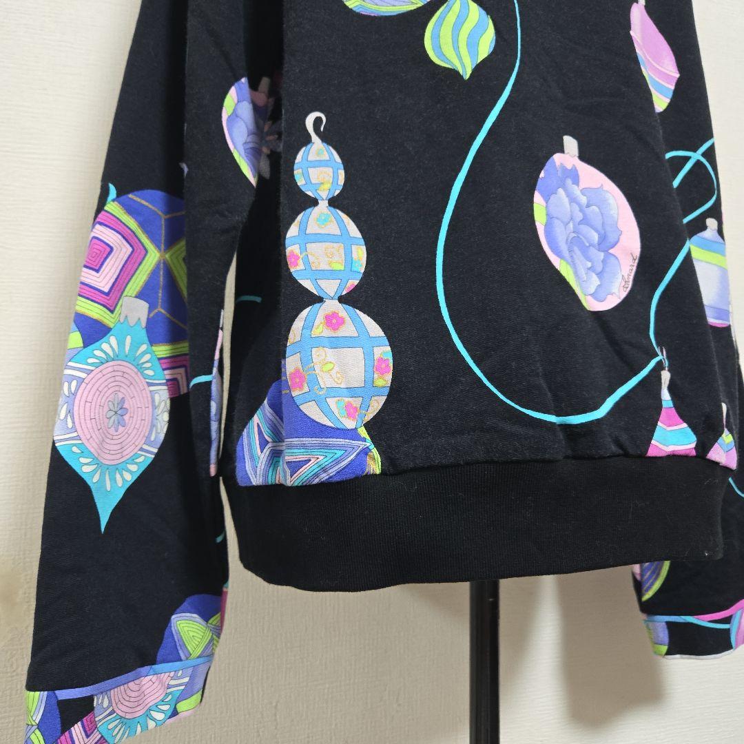 希少 レオナール LEONARD SPORT 長袖 トレーナー 裏起毛 日本製