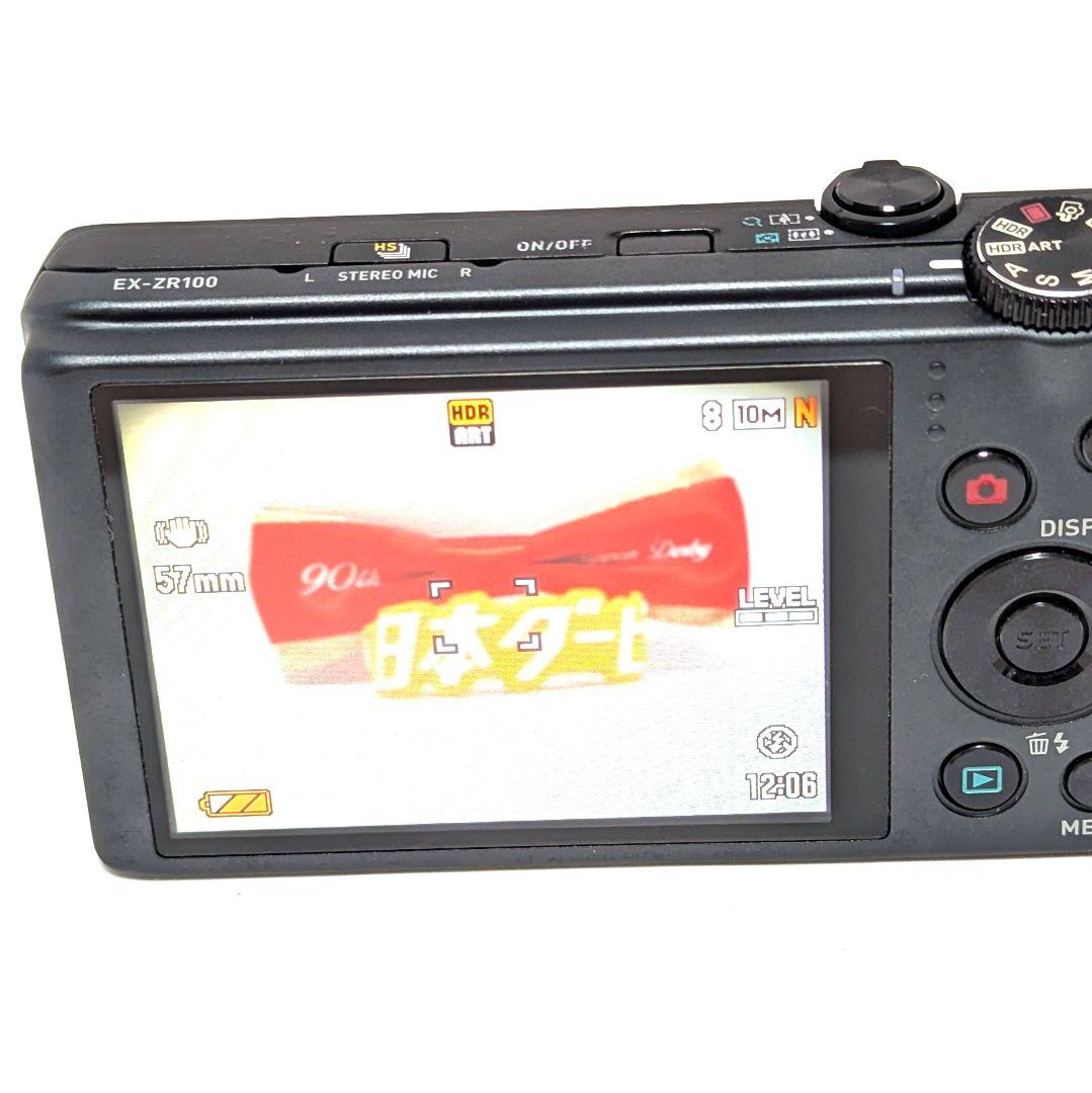 【動作品】CASIO HIGH SPEED EXILIM EX-ZR100