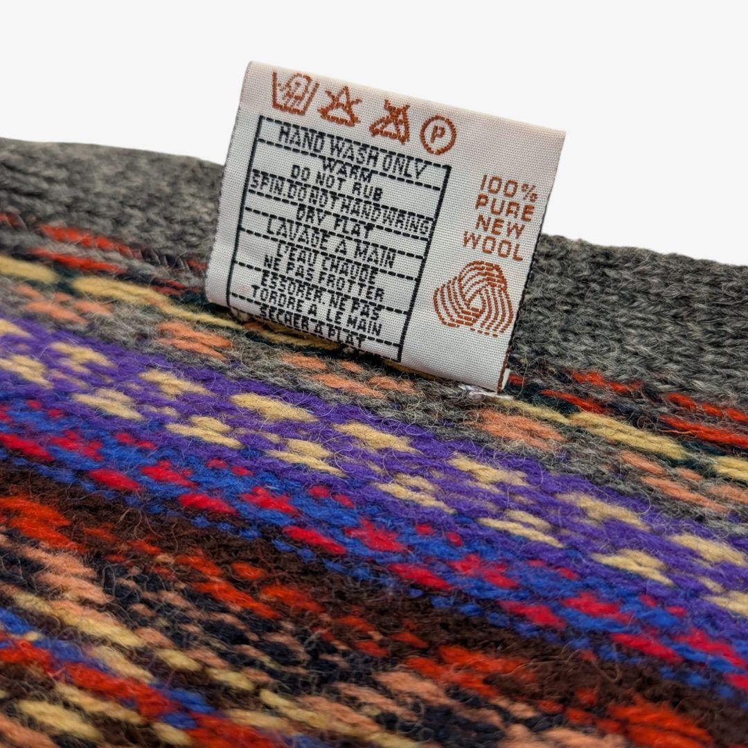 Jamieson's　ジャミーソンズ ニットカーディガン　M フェアアイル柄