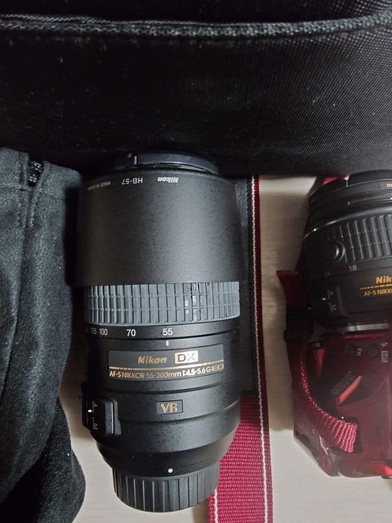 Nikon ダブルズームキット D5500 レッド