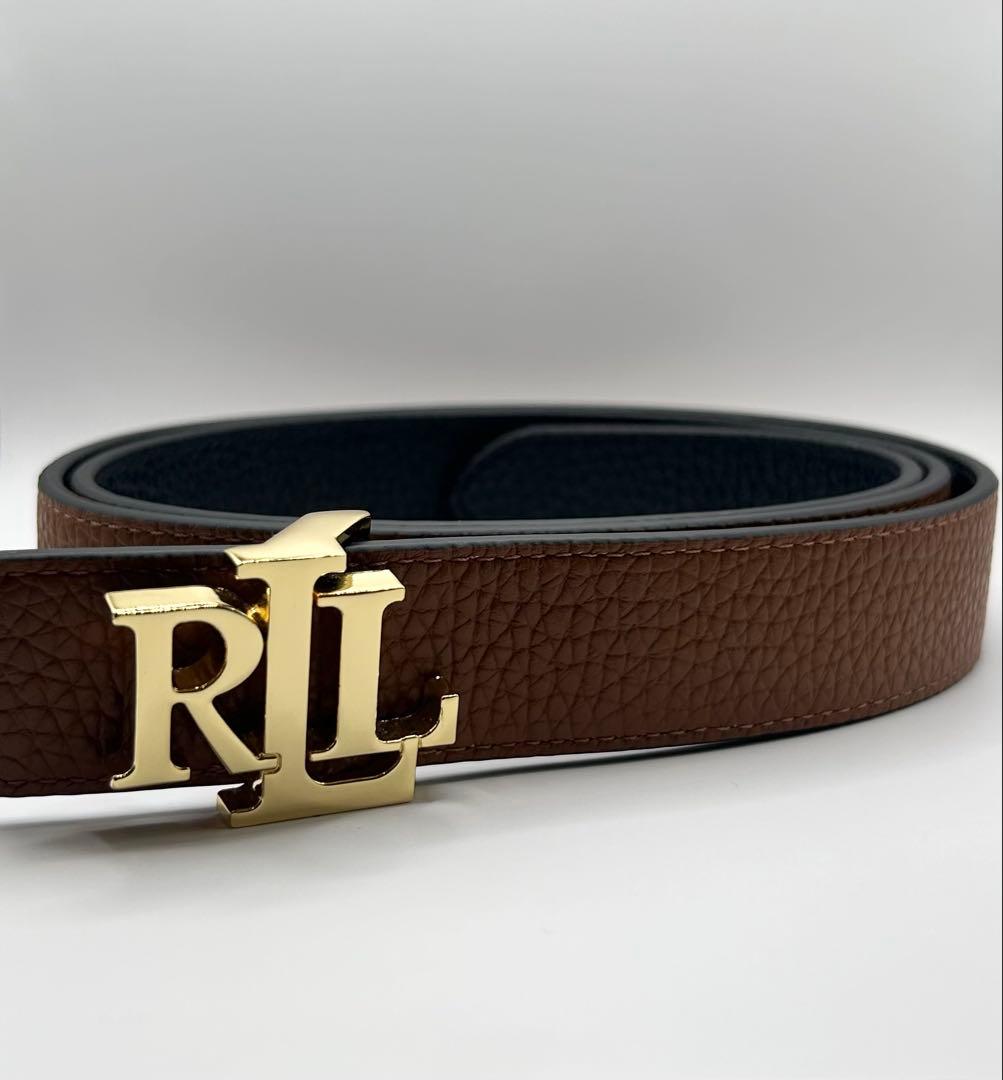 ラルフローレン RLロゴ リバーシブル レザーベルト