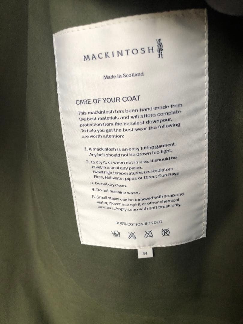 専用(MACKINTOSH ゴム引きライナーリアルファーコートアパルト)